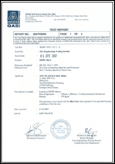 Sirim QAS Approved HDPE Supplier